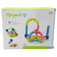 Imagen de Bloques magnéticos, 25 piezas, en caja