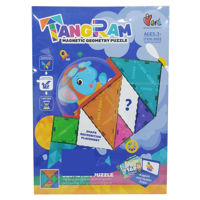 Imagen de Juego de mesa, tangram, magnético, 16 piezas en caja