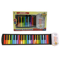 Imagen de Órgano alfombra de silicona 37 funciones, música, y grabadora 3AA, en caja