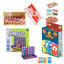 Set juegos de caja 3 en 1 loteria, 4 en linea y uno