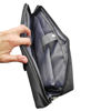 Imagen de Bolso para computadora 15" de poliéster con asas y correa, enganche para valija, bolsillo frontal 2 colores