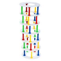 Imagen de Juego de mesa, torre para armar, pilares, 38 piezas, en caja