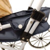 Imagen de Coche para muñeca, de metal, cuna con techo, en bolsa