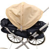 Imagen de Coche para muñeca, de metal, cuna con techo, en bolsa
