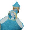 Imagen de Casita carpa para niños CELESTE, con túnel y pelotero, en bolsa