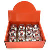 Imagen de Adorno navideño, bola de vidrio con nieve, Papá Noel, CAJA x12
