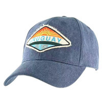 Imagen de Gorro con visera, Uruguay con aplique sol, AZUL, Armoric