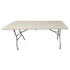 Imagen de Mesa Berlina Home, patas plegables, de PVC y hierro