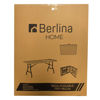 Imagen de Mesa Berlina Home, patas plegables, de PVC y hierro