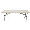 Imagen de Mesa Berlina Home, patas plegables, de PVC y hierro
