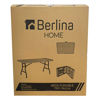Imagen de Mesa Berlina Home, patas plegables, de PVC y hierro