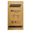 Imagen de Mesa Berlina Home, patas plegables, de PVC y hierro