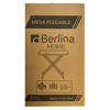 Imagen de Mesa Berlina Home, patas plegables altura regulable, de PVC y hierro