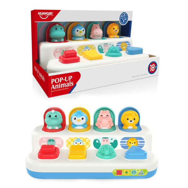 Imagen de Didáctico animales pop up, HUANGER, en caja