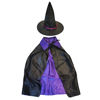 Imagen de Disfraz de bruja gorro y capa, en bolsa