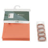 Imagen de Cortina de baño con 12 aros de plástico, de PEVA, SALMÓN, Berlina home, en bolsa