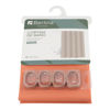 Imagen de Cortina de baño con 12 aros de plástico, de PEVA, SALMÓN, Berlina home, en bolsa