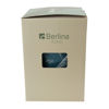 Imagen de Cepillo para WC con papelera, de plástico, VERDE OSCURO, Berlina Home, en caja