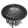 Imagen de Parrilla portátil barbacoa plegable para carbón, con tapa y ruedas, en caja