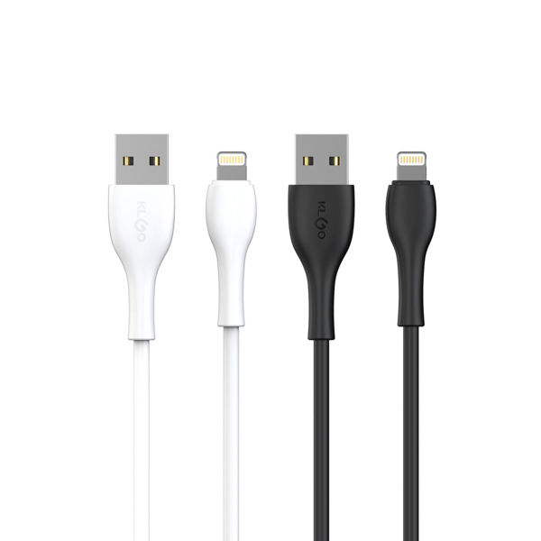 Imagen de Cable USB-Lightning 1m, varios colores, KLGO en caja