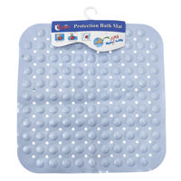 Imagen de Alfombra para baño de PVC, con ventosas, varios colores