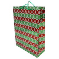 Imagen de Bolsa de regalo de papel diseño navideño, PACK x12, varios diseños