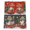 Imagen de Bolsa de regalo de papel diseño navideño 3D surtidos, PACK x12