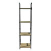 Imagen de Mueble estantería de hierro y MDF, 4 estantes, en caja, Berlina Home