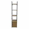 Imagen de Mueble estantería de hierro y MDF, 4 estantes, en caja, Berlina Home