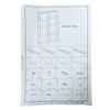 Imagen de Mueble estantería de hierro y MDF, 8 estantes, en caja, Berlina Home