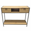 Imagen de Mueble organizador recibidor de hierro y MDF, con cajones, en caja Berlina Home