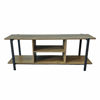 Imagen de Mueble rack de hierro y madera con estantes, en caja Berlina Home