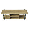 Imagen de Mueble rack de hierro y madera con estantes, en caja Berlina Home