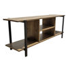 Imagen de Mueble rack de hierro y madera con estantes, en caja Berlina Home