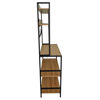 Imagen de Mueble organizador de hierro y MDF, 5 estantes con ganchera, en caja Berlina Home