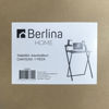 Imagen de Escritorio plegable de hierro y MDF con estante, en caja Berlina Home