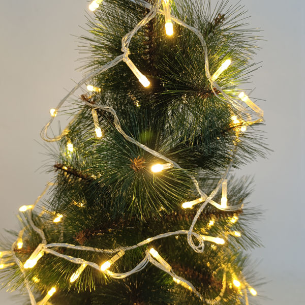 Imagen de Luces led x100 blancas intermitentes 220V 10 metros en caja