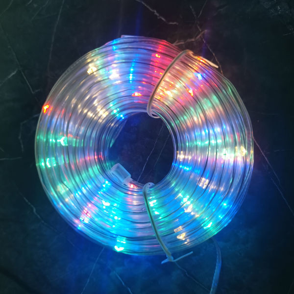 Imagen de Luces led x100 mini cálidas con panel solar, 10 metros en caja