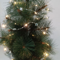 Imagen de Luces led x30 estrellas mini, cálidas, 2AA, en caja