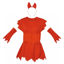 Imagen de Disfraz de diablita, vestido, faja y tiara, en bolsa