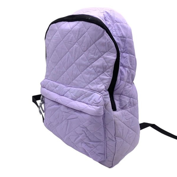Imagen de Mochila juvenil puffer, con bolsillo frontal, varios colores