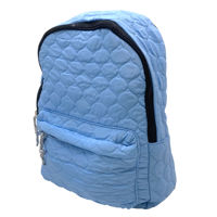 Imagen de Mochila juvenil puffer, con bolsillo frontal, varios colores