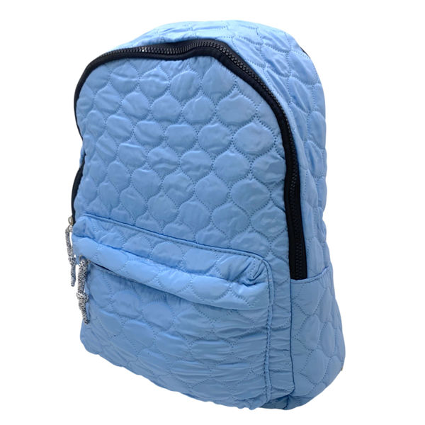 Imagen de Mochila juvenil puffer, con bolsillo frontal, varios colores