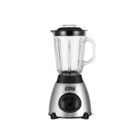 Imagen de Licuadora 1.5L, 5 velocidades con mini procesadora o molinillo de café y semillas, vasos de vidrio, 350W, en caja WINNING STAR