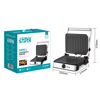 Imagen de Sandwichera grill tostadora eléctrica, antiadherente, 2200W, en caja  WINNING STAR