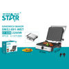 Imagen de Sandwichera grill tostadora eléctrica, antiadherente, 2200W, en caja  WINNING STAR