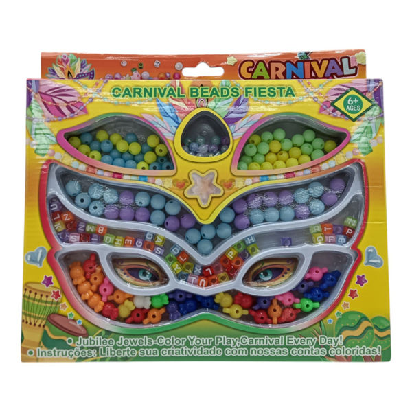 Imagen de Cuentas para armar pulseras y collares, en caja de plástico