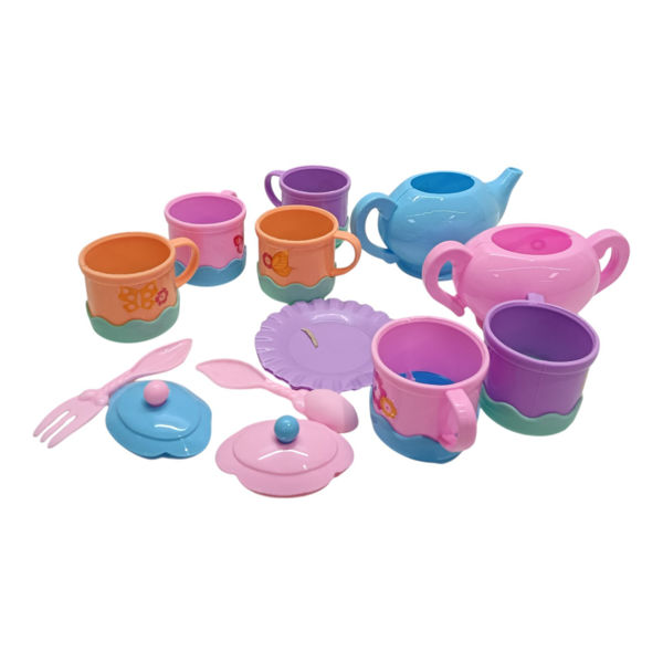 Imagen de Juego de té, de plástico 12 piezas, en bolsa