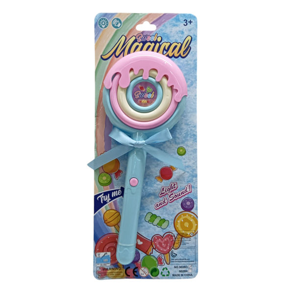 Imagen de Varita con luz y sonido, en cartón