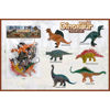 Imagen de Dinosaurio de plástico, x6, en bolsa